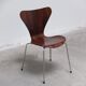 Rosewood 'Series 7' side chair by Arne Jacobsen for Fritz Hansen, 1973