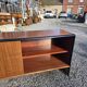 Vintage sideboard with sliding doors from the 60s