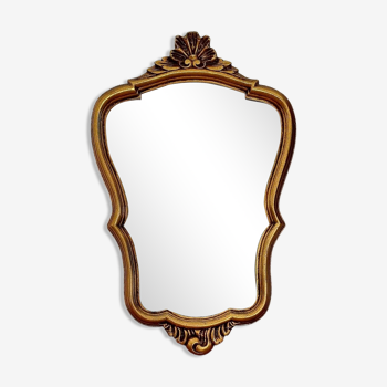 Baroque golden mirror