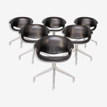 Suite de six chaises Uwe Fischer « Sina » des années 90 pour B &B Italia