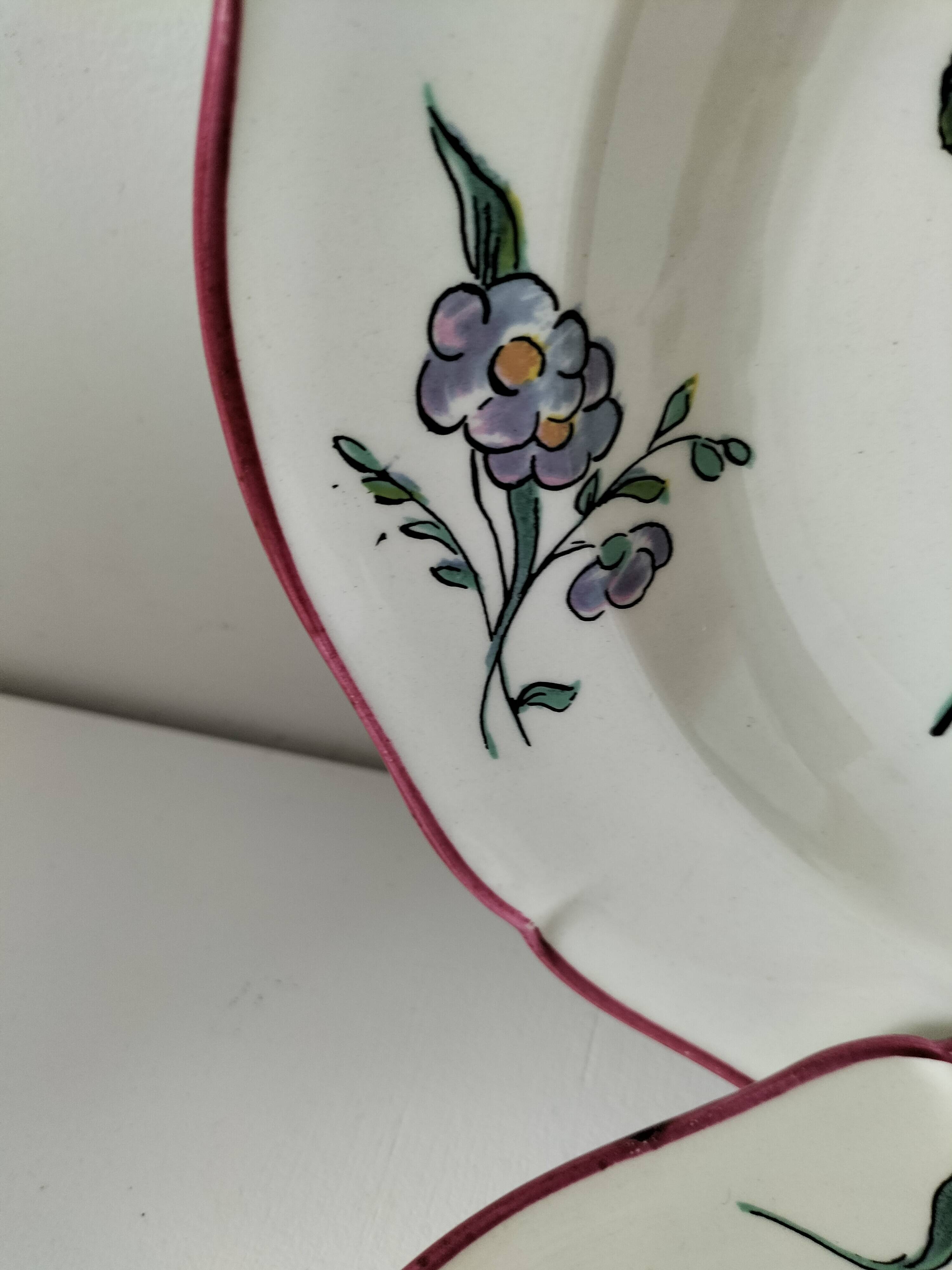 Gien Strasbourg model plate duo