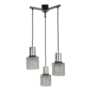 Suspension cascade vintage en chrome