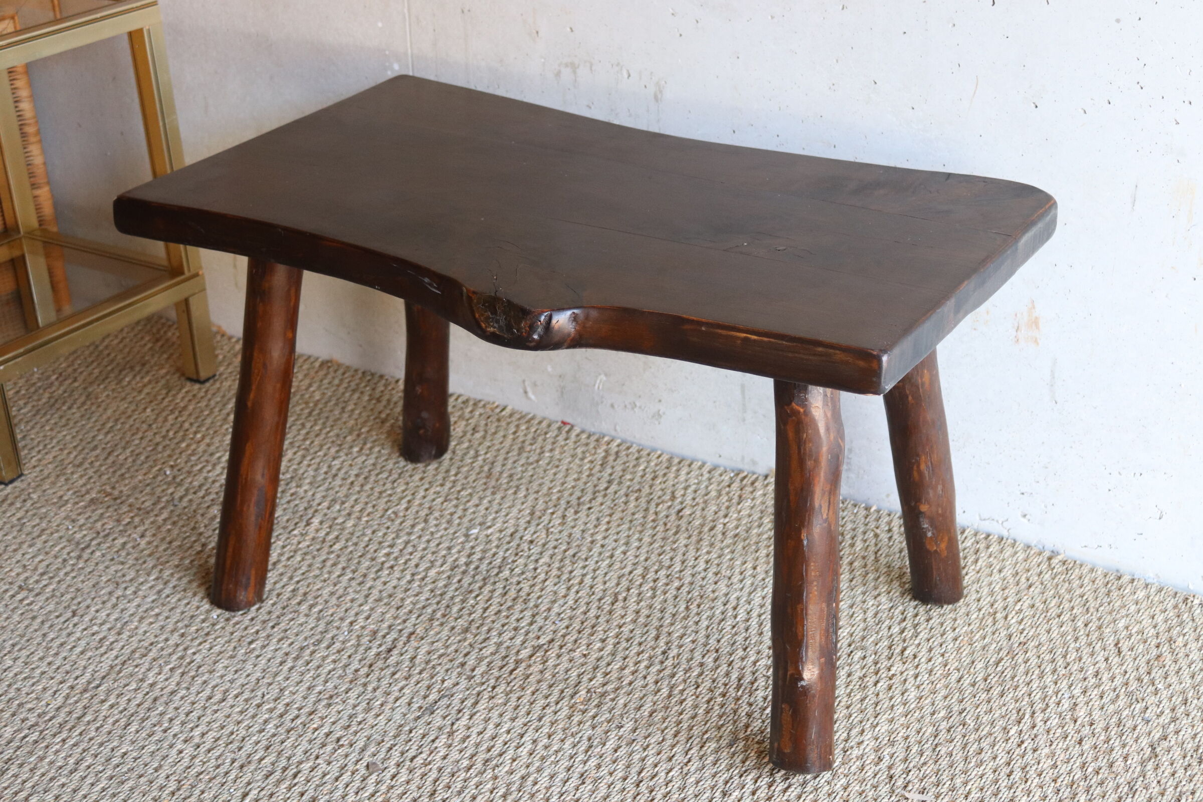 Table basse brutaliste années 50