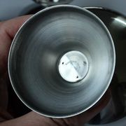 4 ice cream cups by WMF/Tischfein - made of stainless steel - Vintage