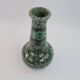 Large green earth-mixed ceramic vase by Jean Gerbino Vallauris