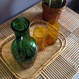 Pitcher and two glasses
