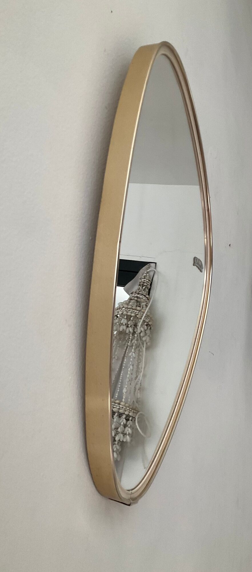 Asymmetrical mirror Deknudt freeform from the 60s-70s