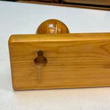 Portemanteaux wall patère Pin massif style chalet mountain vintage 80s