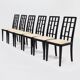 Table et 6 chaises, Thonet post moderne par Ernst W. Beranek années 1980