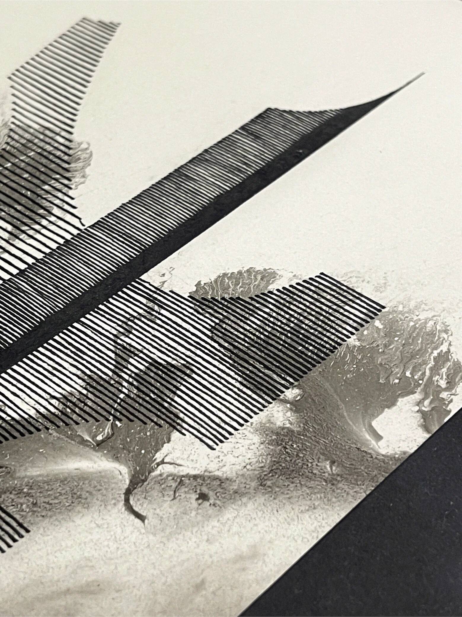 Original work on paper signed by Eugène Eechaut, created in ink and framed, 1973.