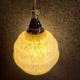 Baladeuse en verre de Clichy jaune