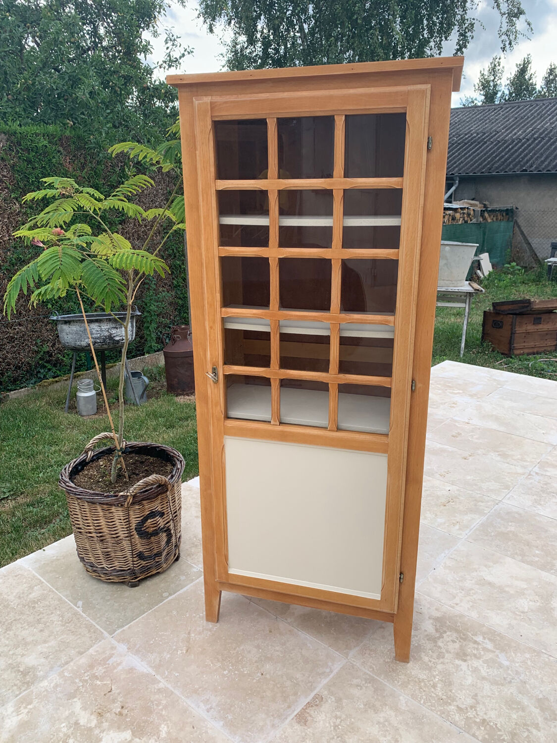 Parisian glass cabinet