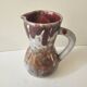 Glazed ceramic pitcher signed Morvan (Design by Gaston Gaubier)