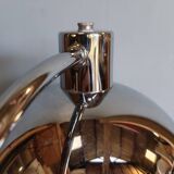 Vintage chrome metal desk lamp