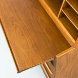 Secrétaire en teck de Chr. Møller, années 1960