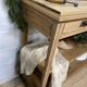 Art Deco console with bevelled mirror