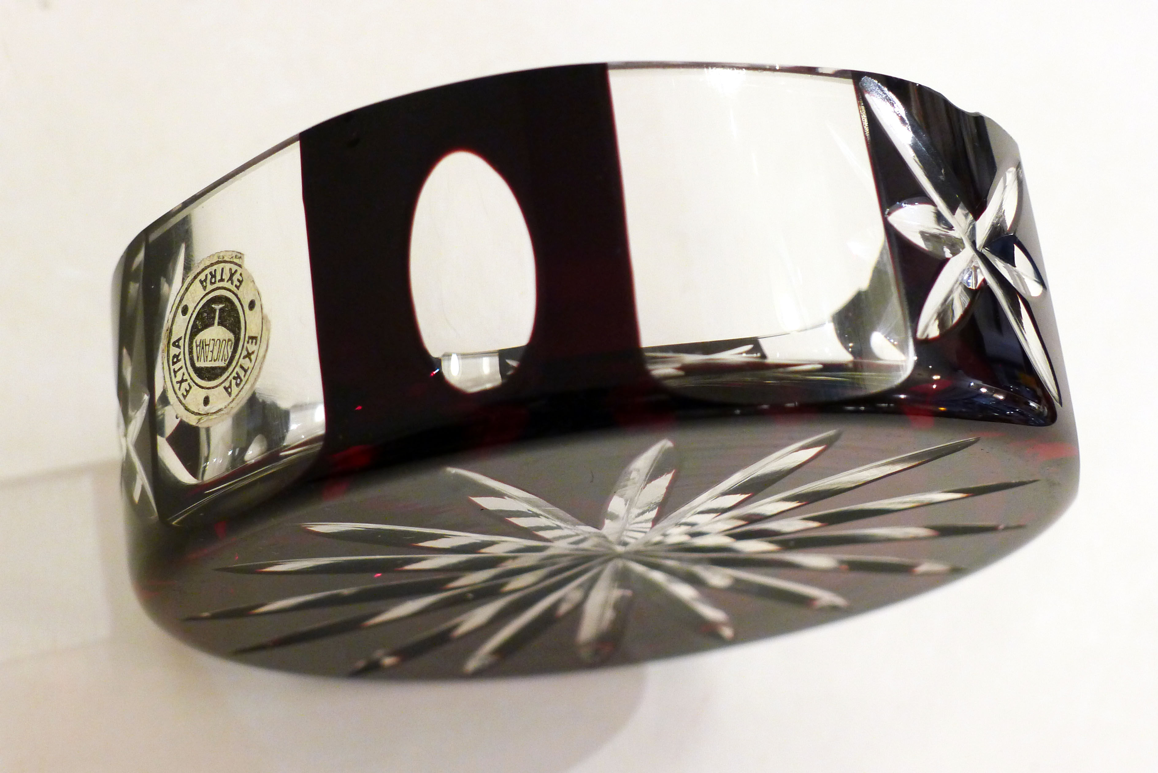 Bohemian Crystal Ashtray