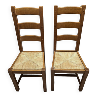 Two classic wooden chairs