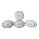 4 deep plates from Limoges with the PJC gold monogram.