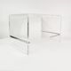 Modernist cabinet - plexiglass, Italy, 1970s