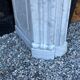 Louis XV style fireplace in Carrara marble and cast iron fireplace