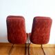Gastone Rinaldi velvet and chrome chairs 1970