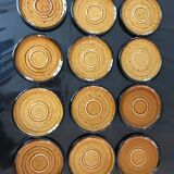 12 cups and saucer Boch La Louvière