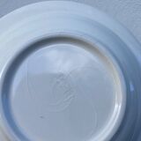 Gien service for 6 people with black polka dots: soup plates and flat plates