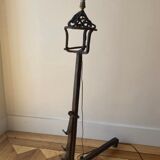 Lampadaire fer forgé art populaire