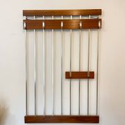 Porte-manteau mural design scandinave - années 1960/70