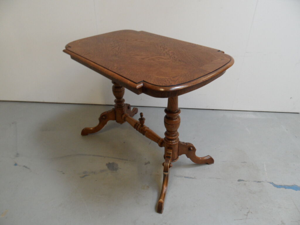 Antique oak French sidetable