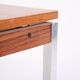 Side table / lamp table – rosewood – aluminium – 1960s
