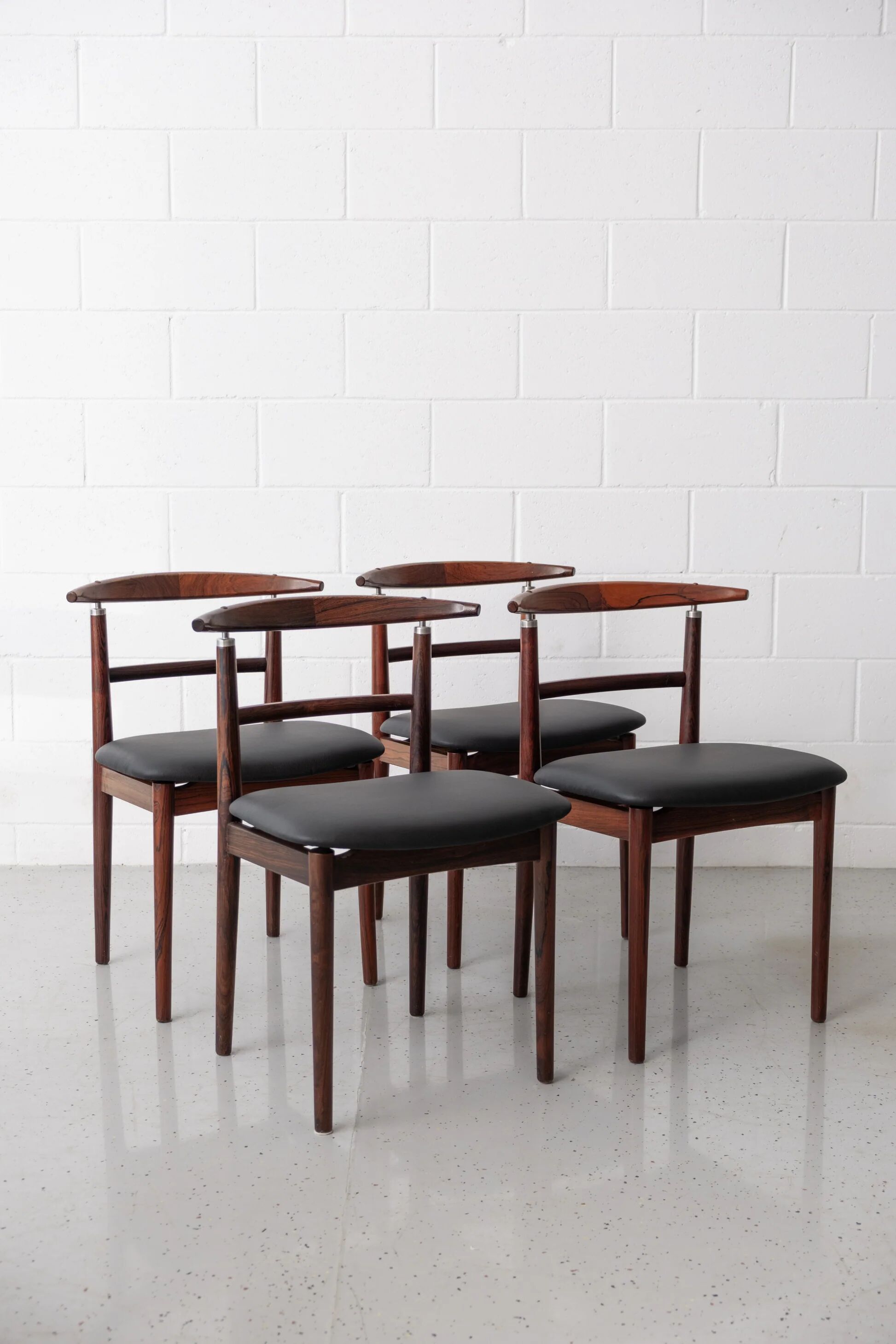 Helge Sibast rosewood dining chairs