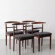 Helge Sibast rosewood dining chairs