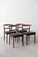 Helge Sibast rosewood dining chairs