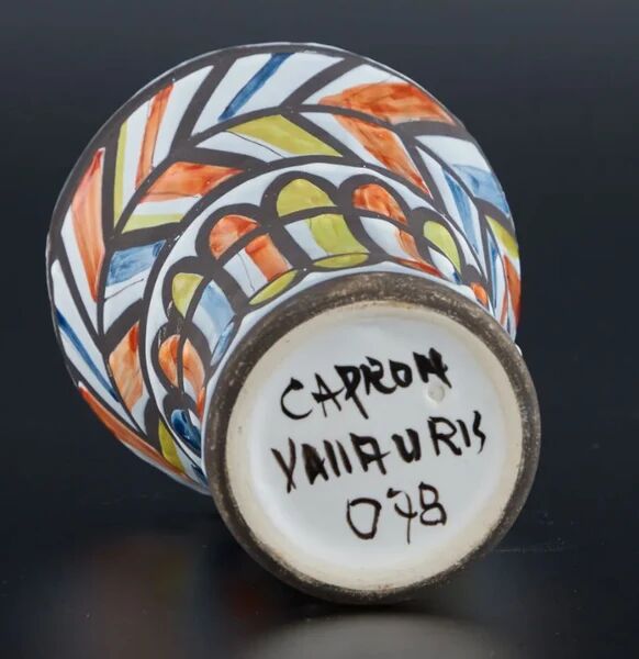 Vase coloré