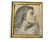 Profile of woman with drapery drawing nineteenth signed julien