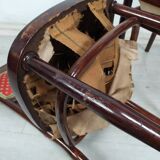 Kohn curved wood lounge