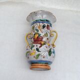 Italian ceramic vase with two handles