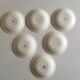 Salins earthenware dessert plates, Clair de Lune décor 60
