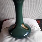 Vintage ceramic vase with very original decoration