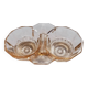 Rosaline molded glass salt and pepper shaker