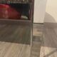 Table basse vintage roche bobois marbre pieds chromé circa 1970s
