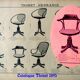 1930 wooden-curved office chair