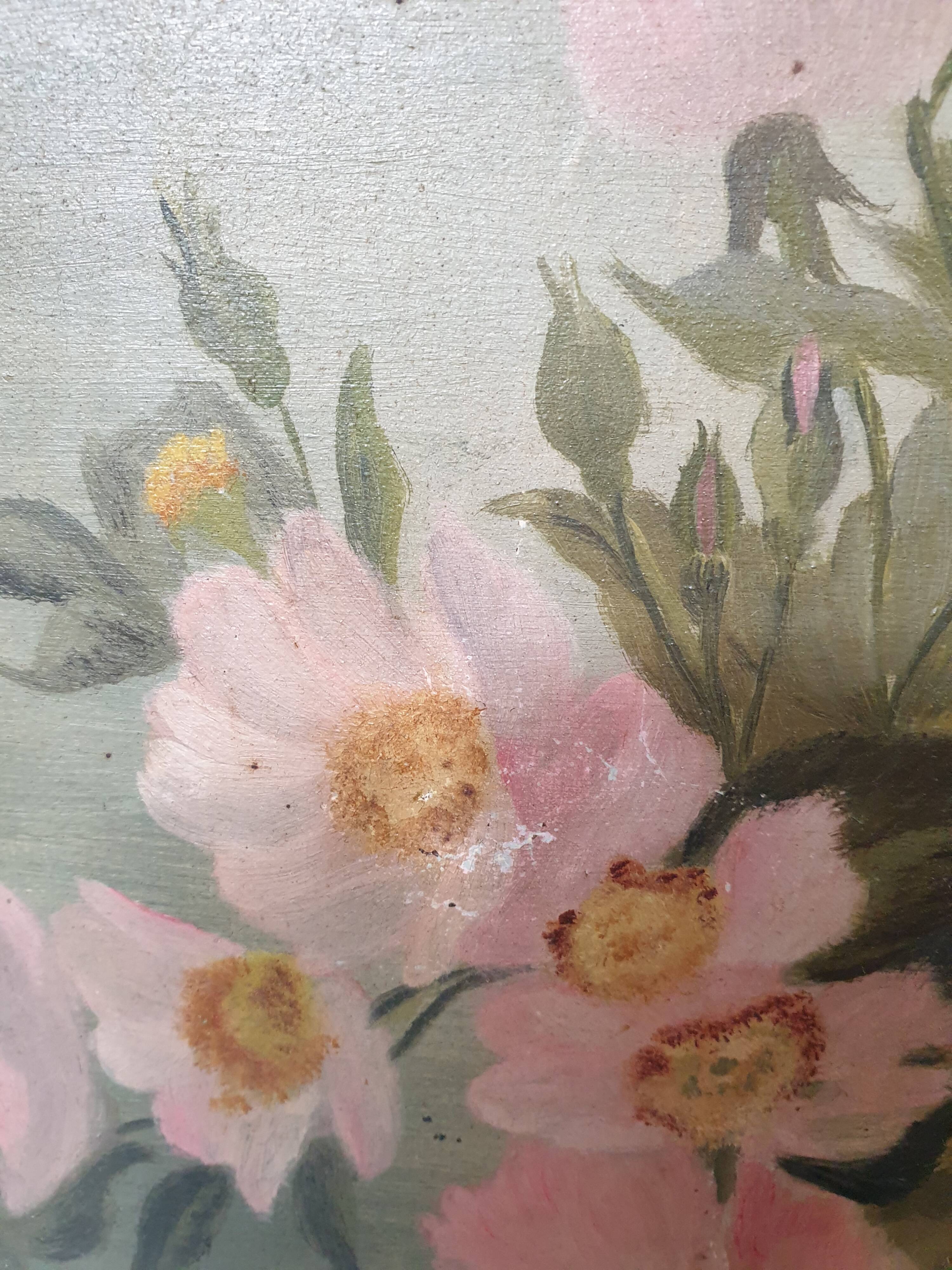 19th century flower painting