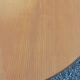 1950s round oak table, 2 heights, central quadripod leg