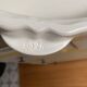 Vintage pie dish in earthenware with handles – Japanese floral pattern