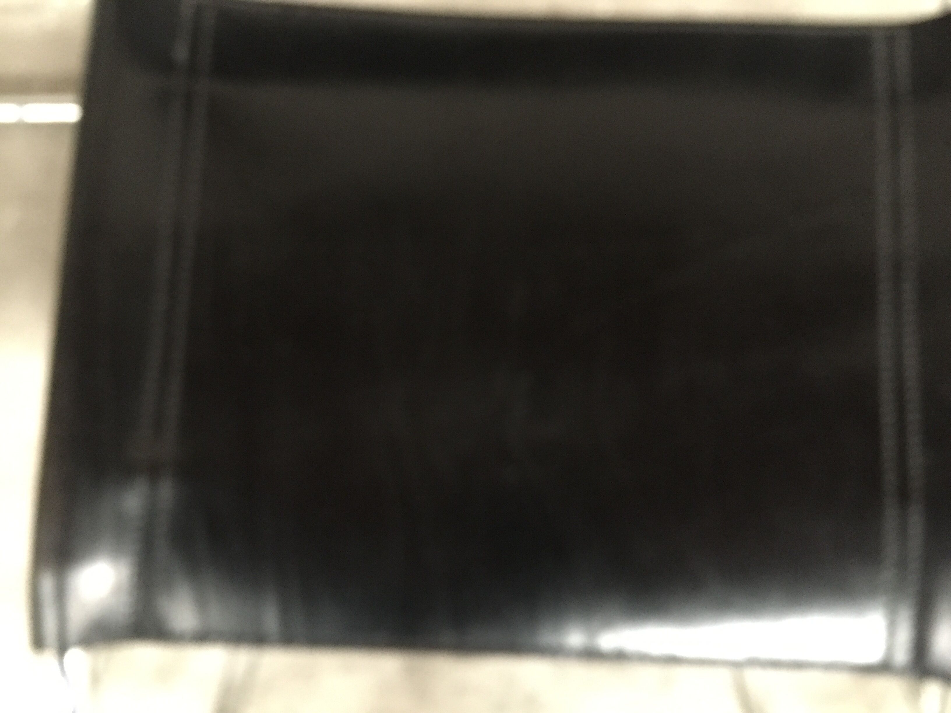 Set of 4 black leather chairs by Ludwig Mies Van Der Rohe