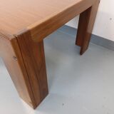 Vintage Italian square coffee table by Afra and Tobia Scarpa for Cassina