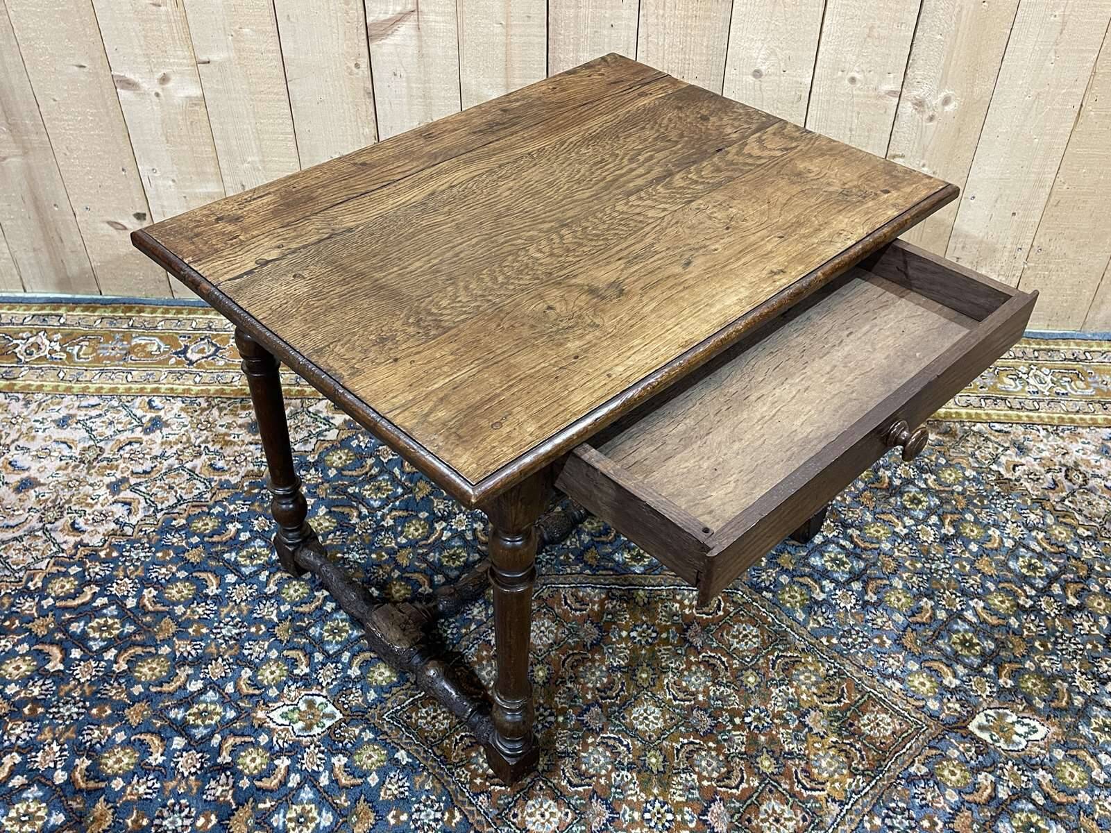 19th century oak side table